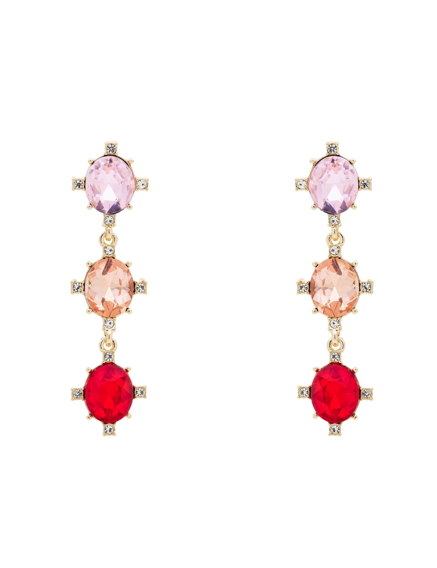 GROUP48 BAROQUE DROP EARRING (Pink)