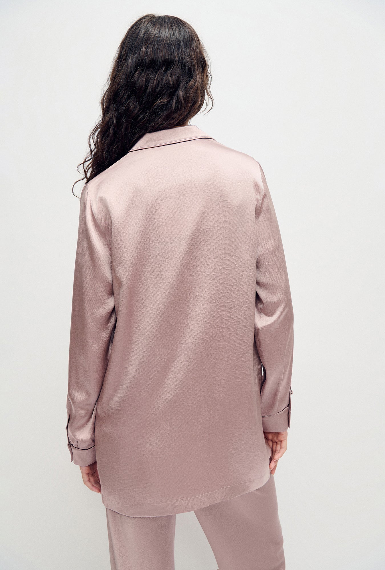Silk Laundry Hammered Relaxed Blazer (Lasso)
