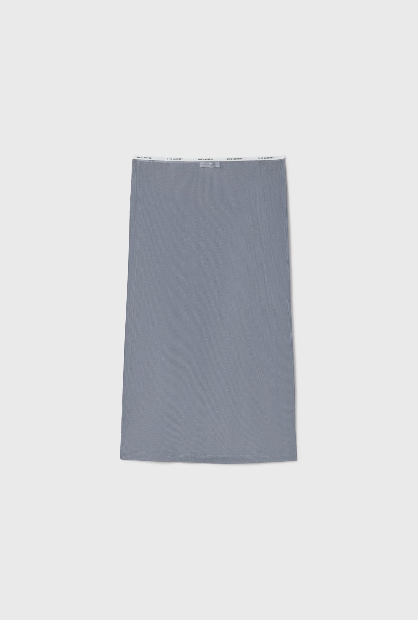 Silk Laundry Mesh Skirt (Storm)