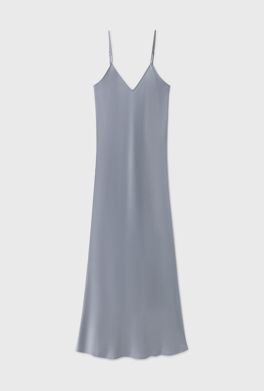 Silk Laundry 90S Slip Dress (Storm)