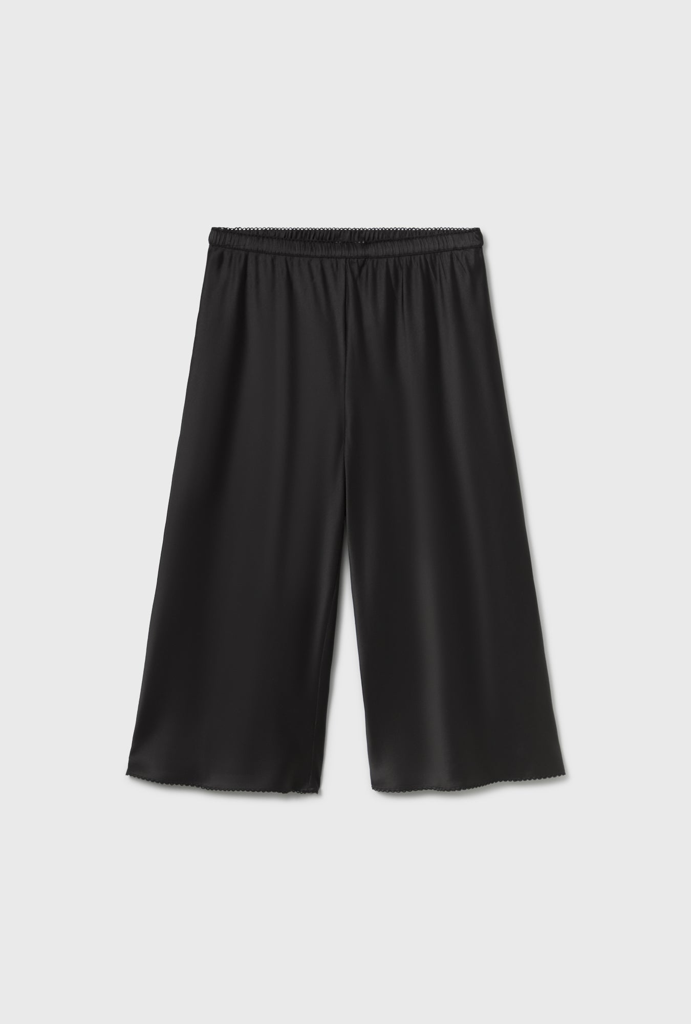 Silk Laundry Pedal Pusher (Black)