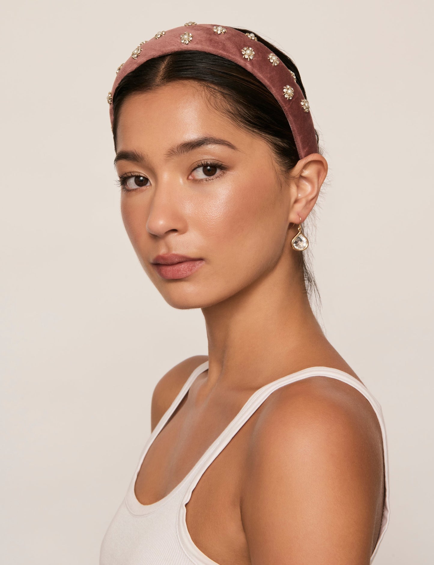 GROUP48 BAROQUE PADDED VELVET HEADBAND (Print)