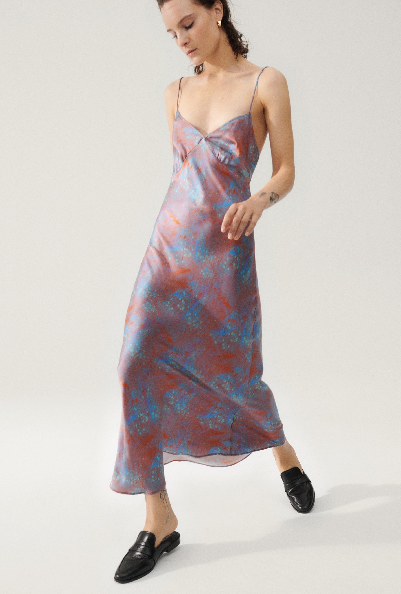 Image of Dresses. Product name - Deco Rouleau Dress Dazed in Dazed colour by brand - Silk Laundry