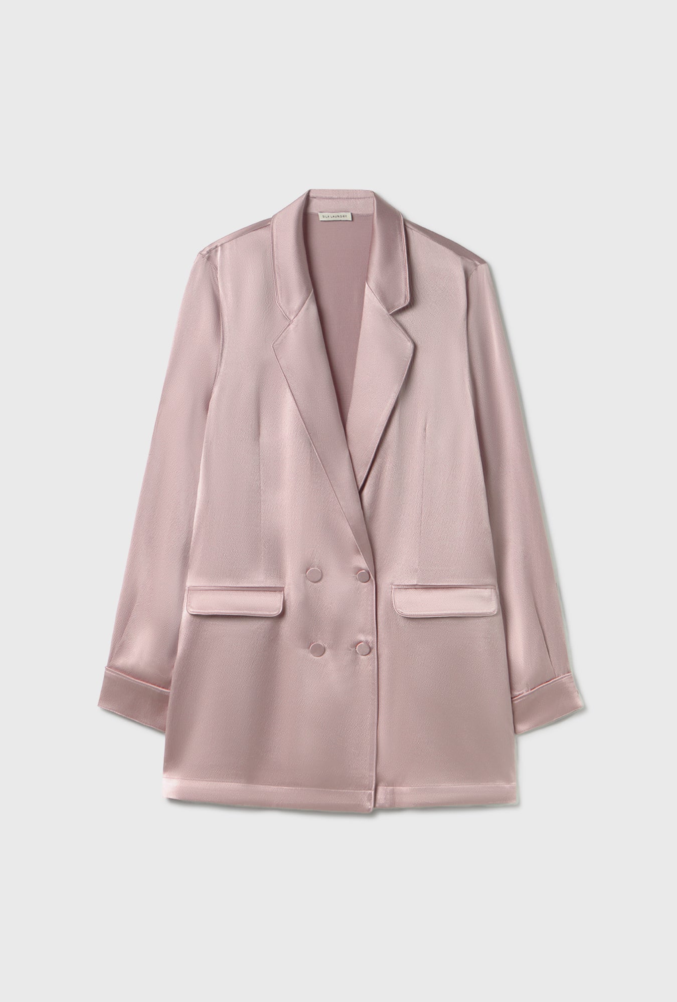 Silk Laundry Hammered Relaxed Blazer (Lasso)