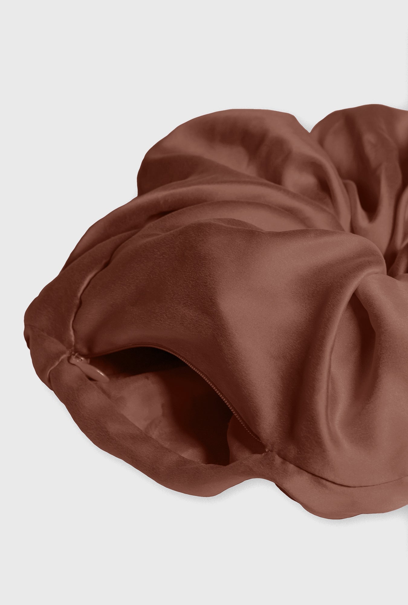 Image of Hair Accessories. Product name - Secret Scrunchie Root in Root colour by brand - Silk Laundry