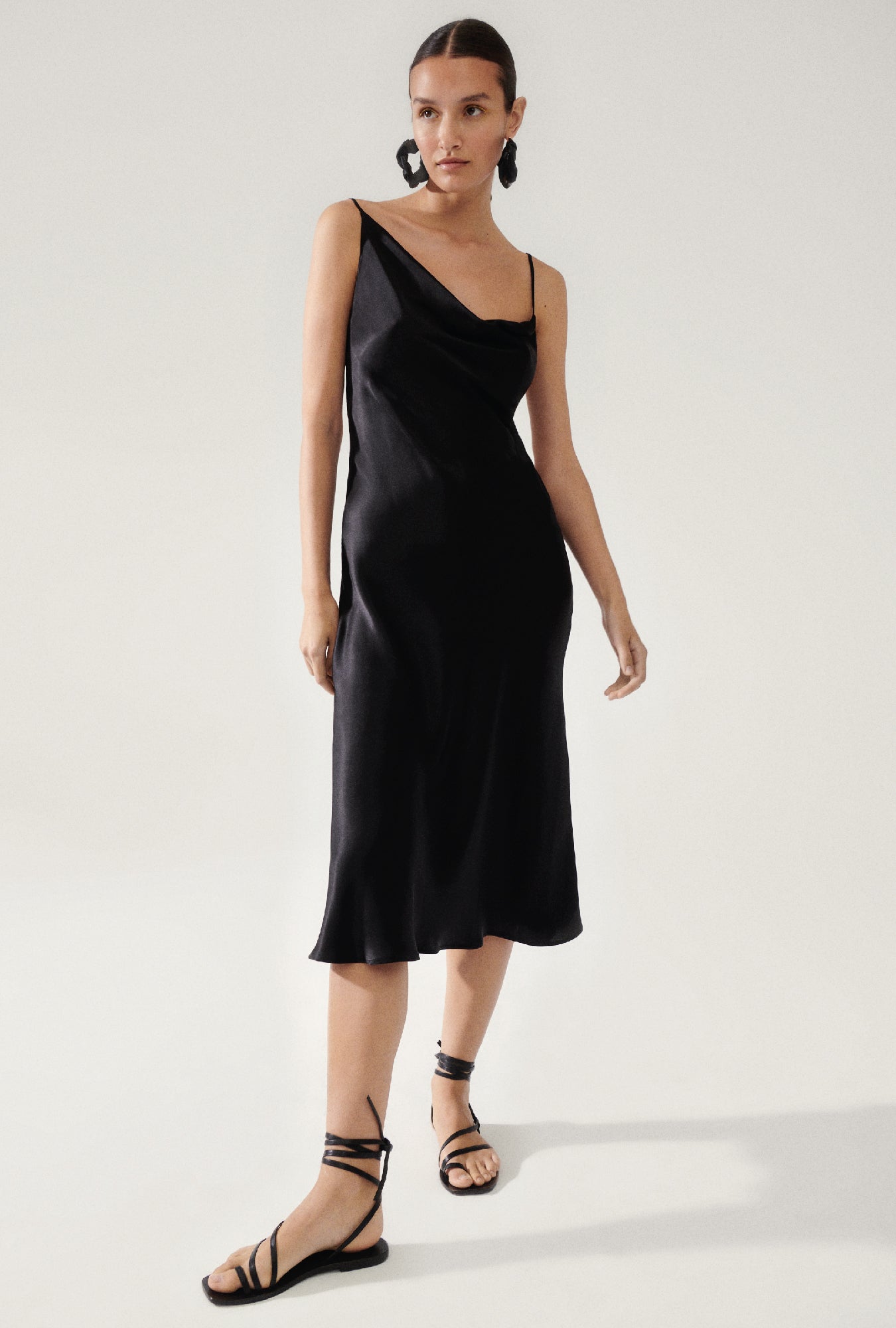 Image of Dresses. Product name - Carrie Dress Black in Black colour by brand - Silk Laundry