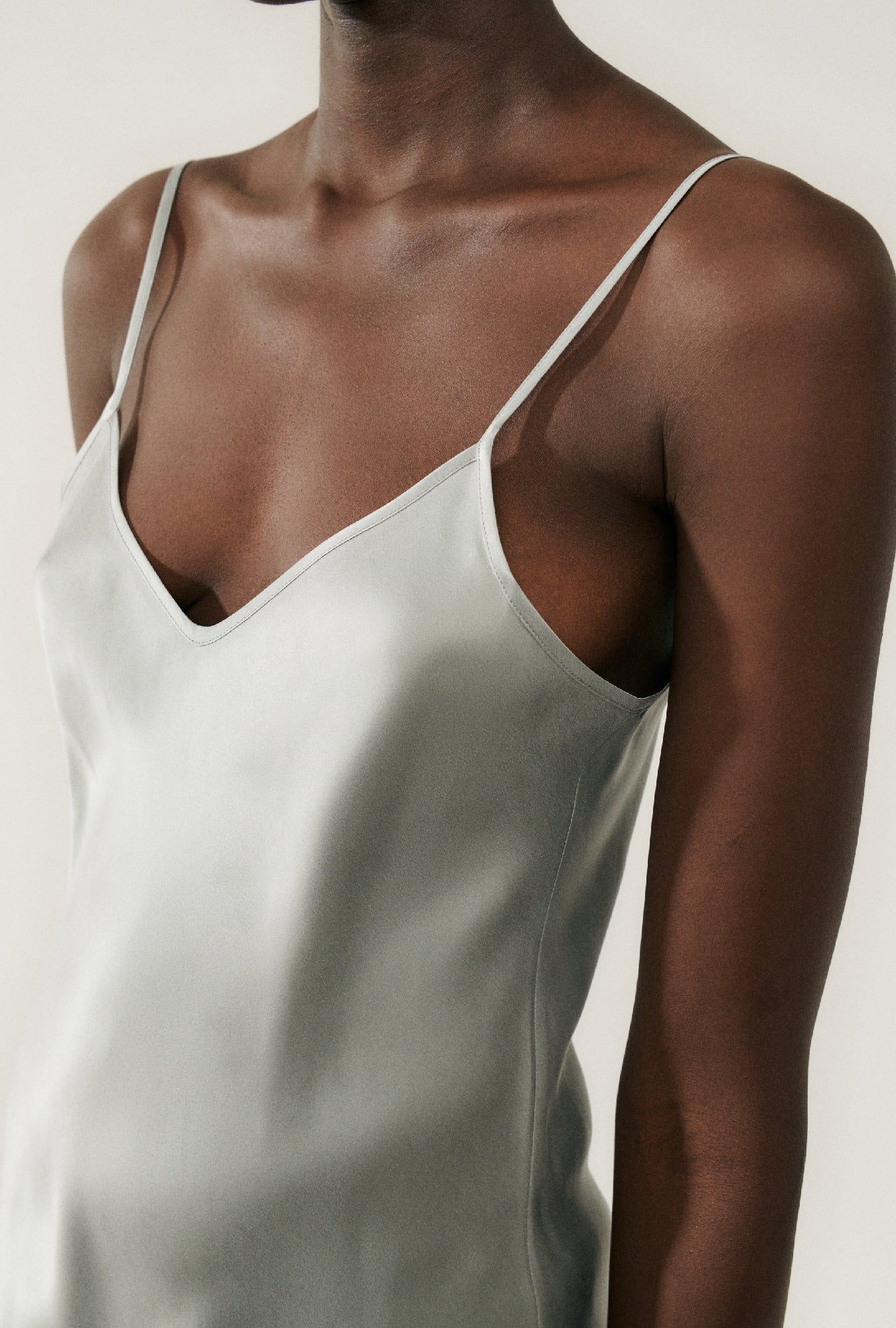 Silk Laundry 90s Slip Dress (Moon)