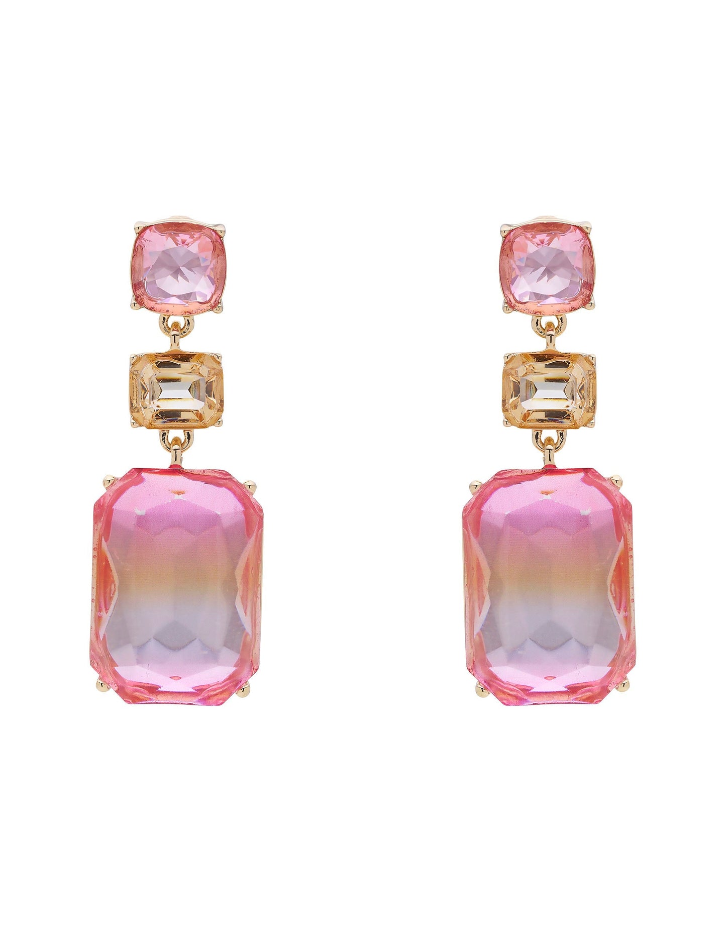 GROUP48 SUNSET STONE EARRING (Pink)