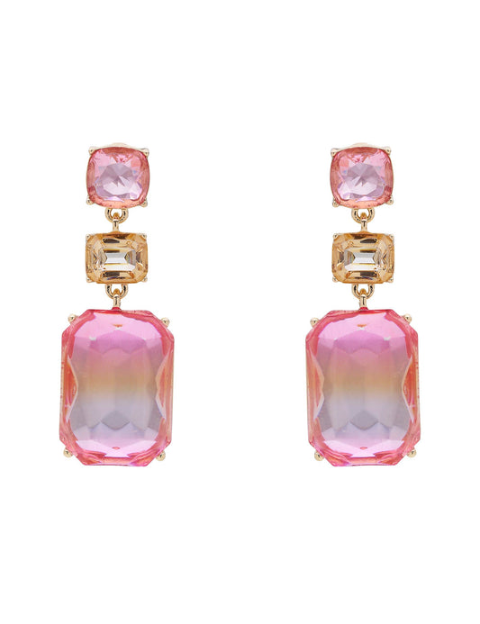 Colette SUNSET STONE EARRING (Pink)