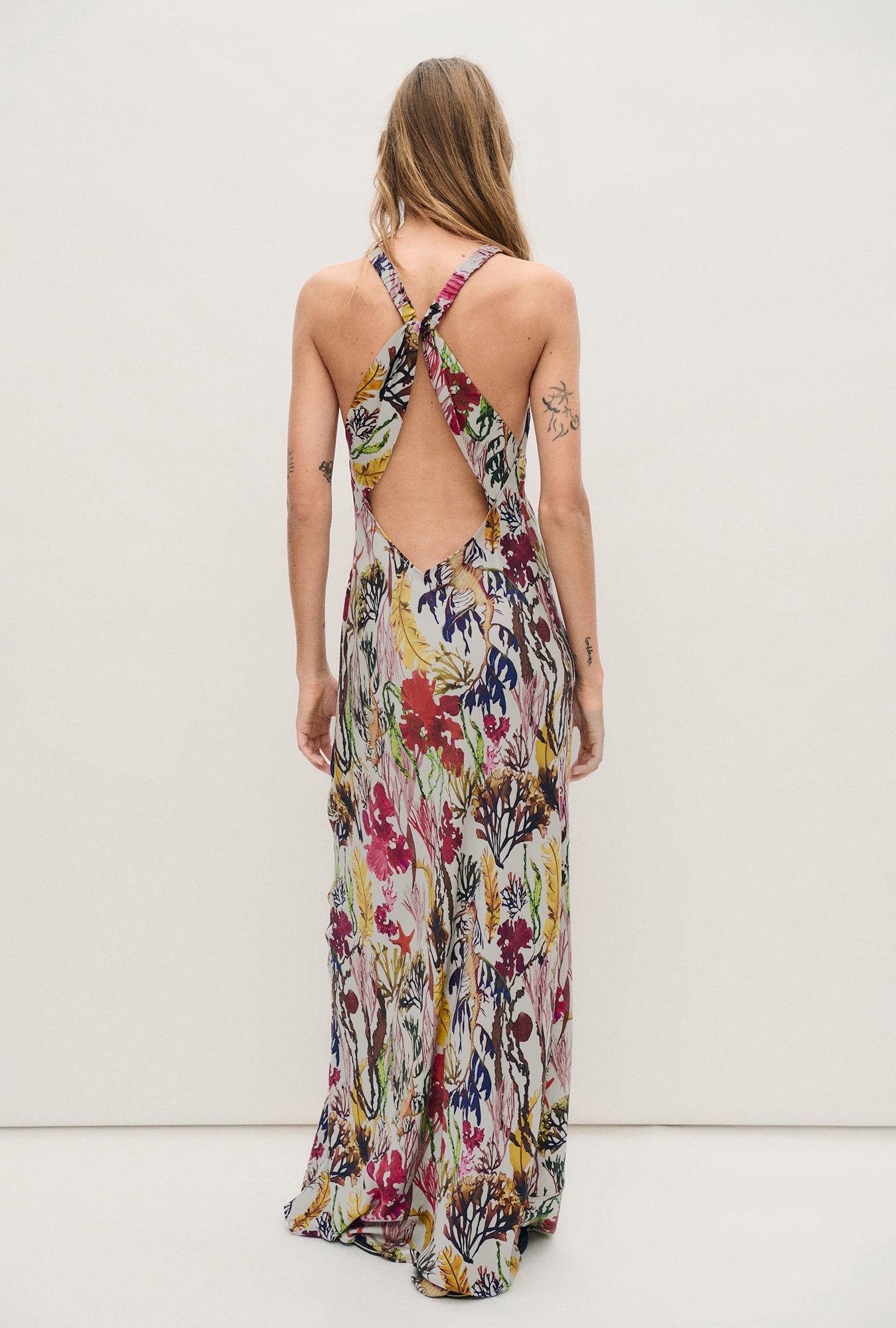 Silk Laundry High Low Dress (Planktonic)