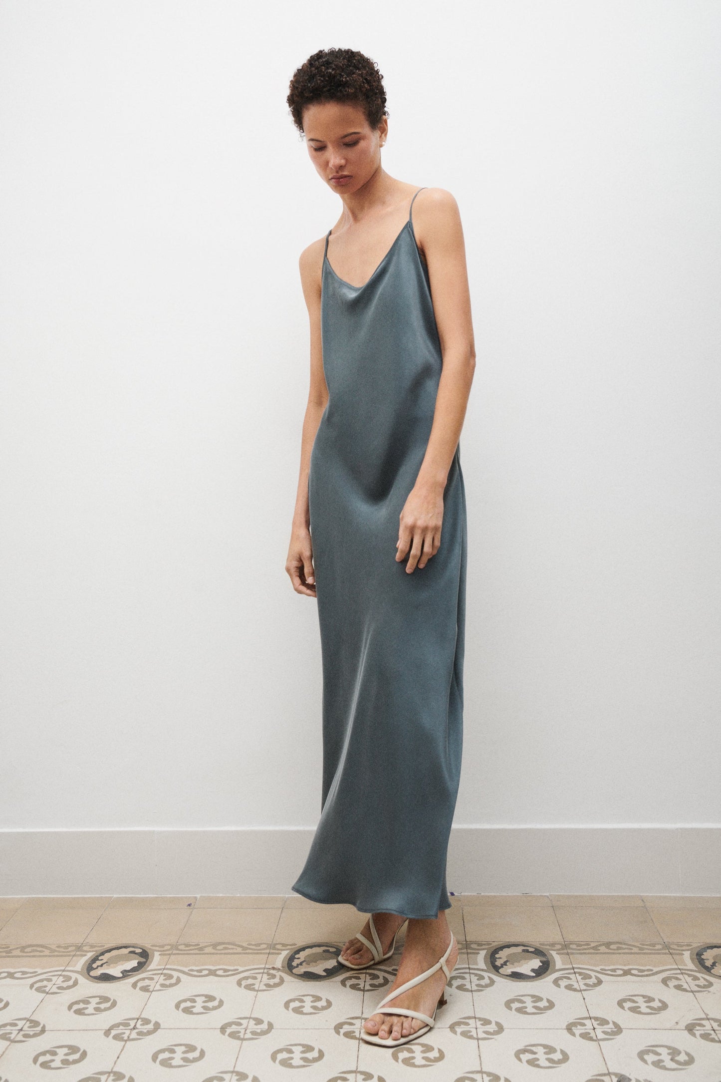 Silk Laundry 1996 Dress (Slate)