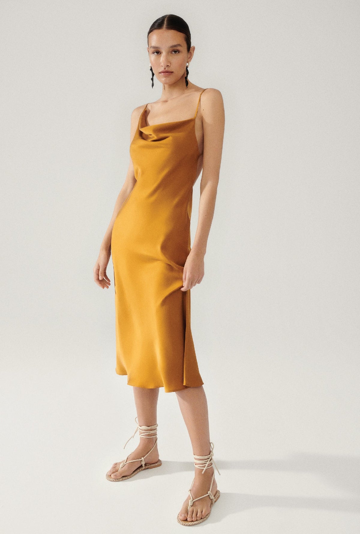 Silk Laundry Carrie Dress (Tamarin)