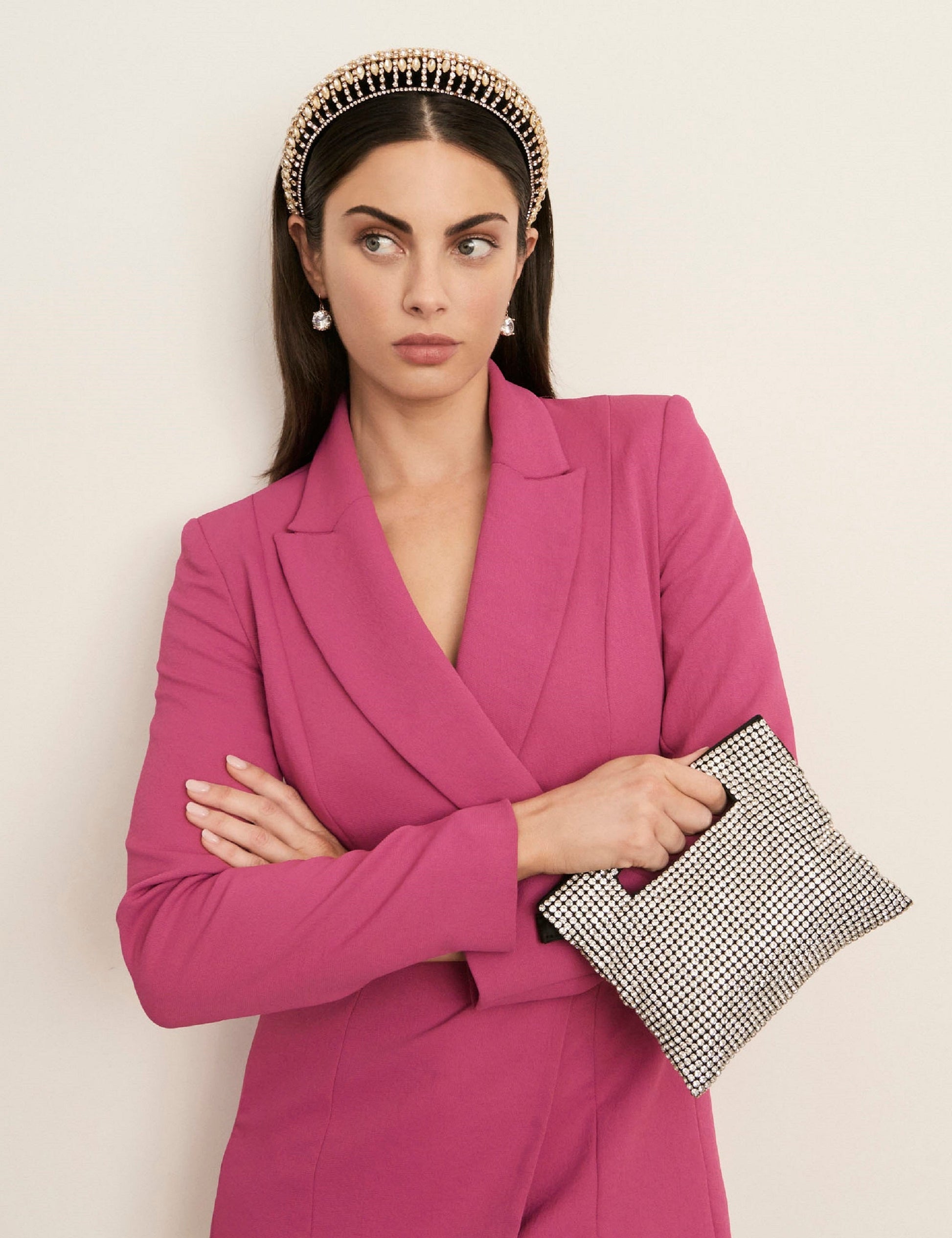 Image of Bags. Product name - SHIMMER FLAT CLUTCH in Print colour by brand - GROUP48