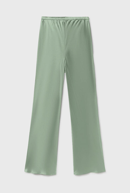 Silk Laundry Bias Cut Pants (Moonshine)