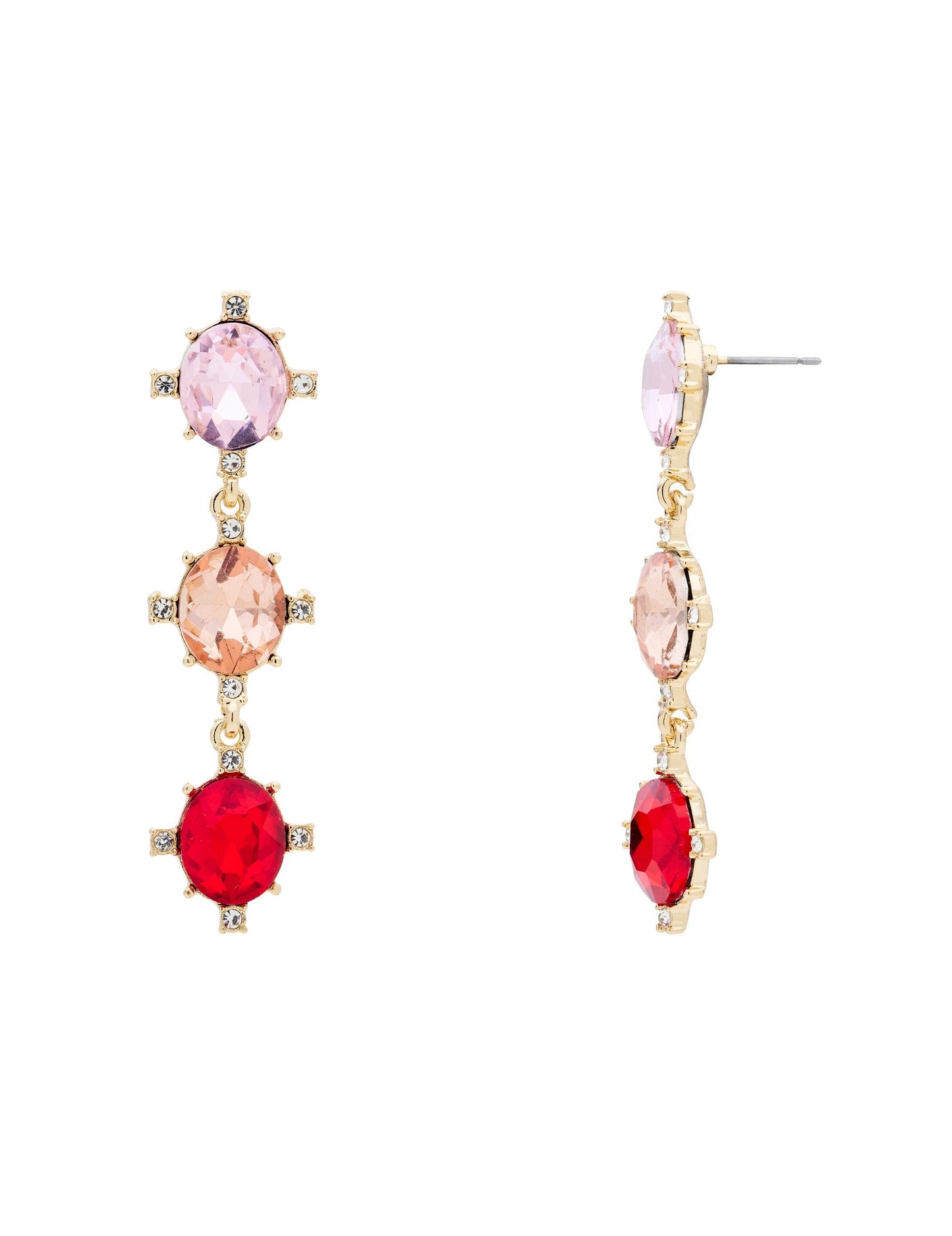 GROUP48 BAROQUE DROP EARRING (Pink)