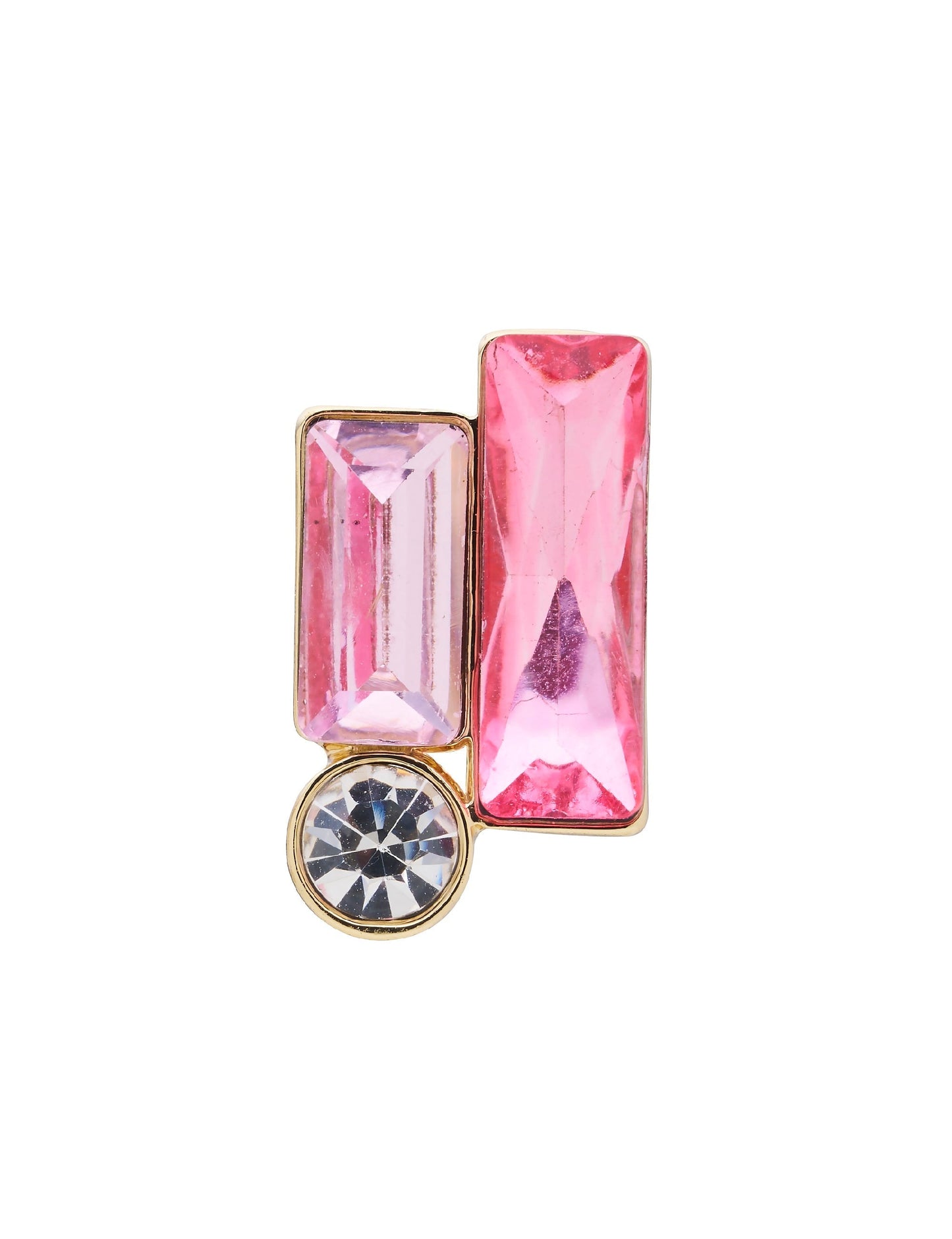 GROUP48 CONSTRUCT CLUSTER EARRING (Pink)