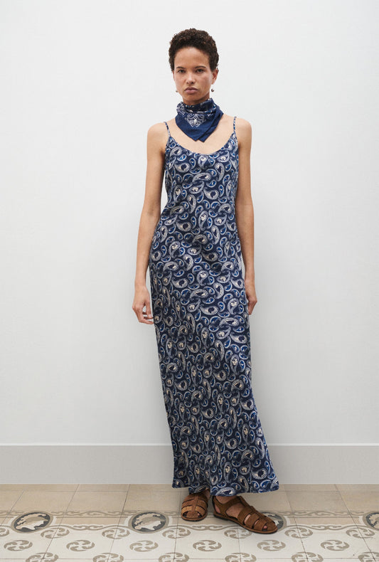 Image of Dresses. Product name - 1996 Dress Hounds Paisley in Hounds Paisley colour by brand - Silk Laundry