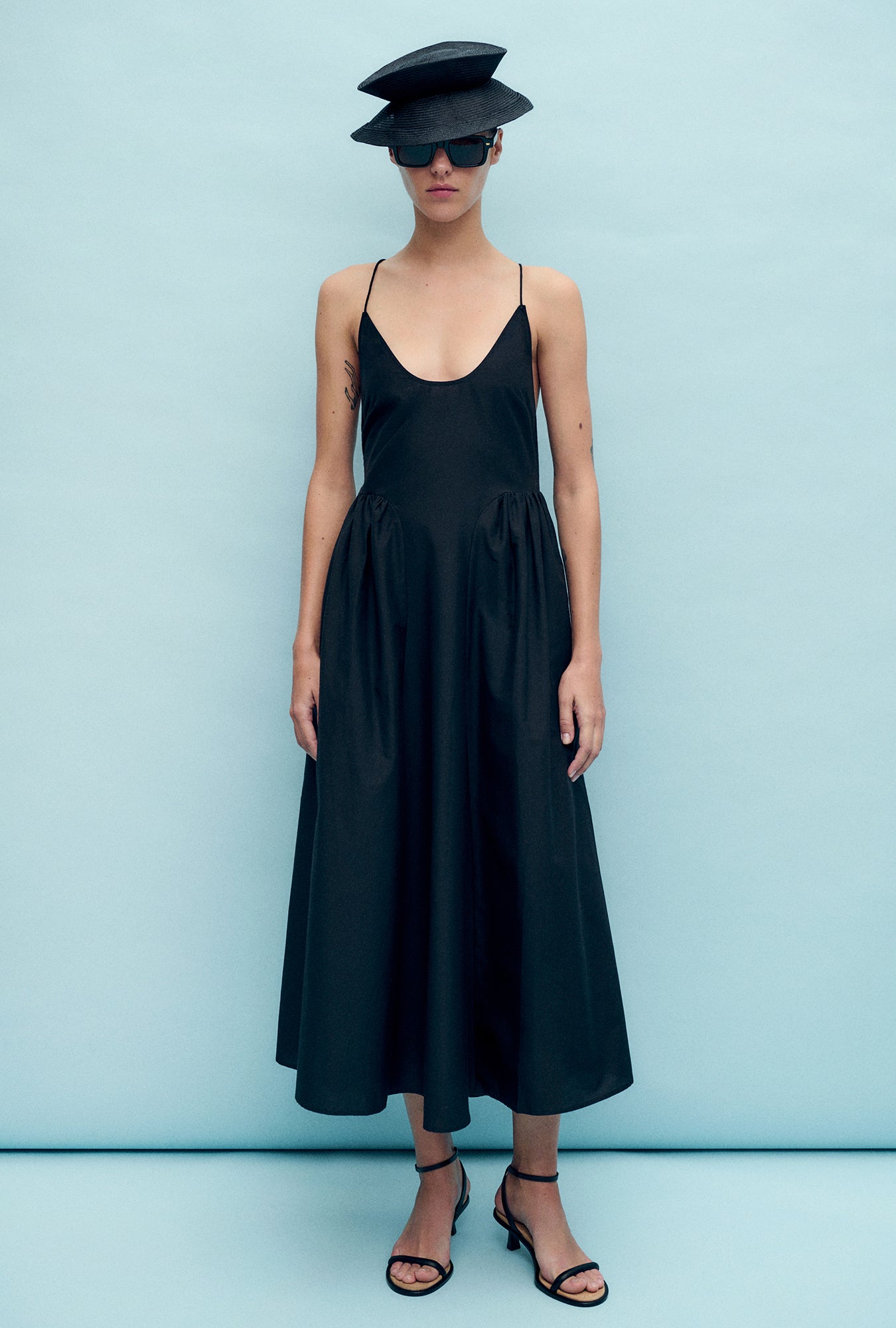 Image of Dresses. Product name - Dive Dress Black in Black colour by brand - Silk Laundry