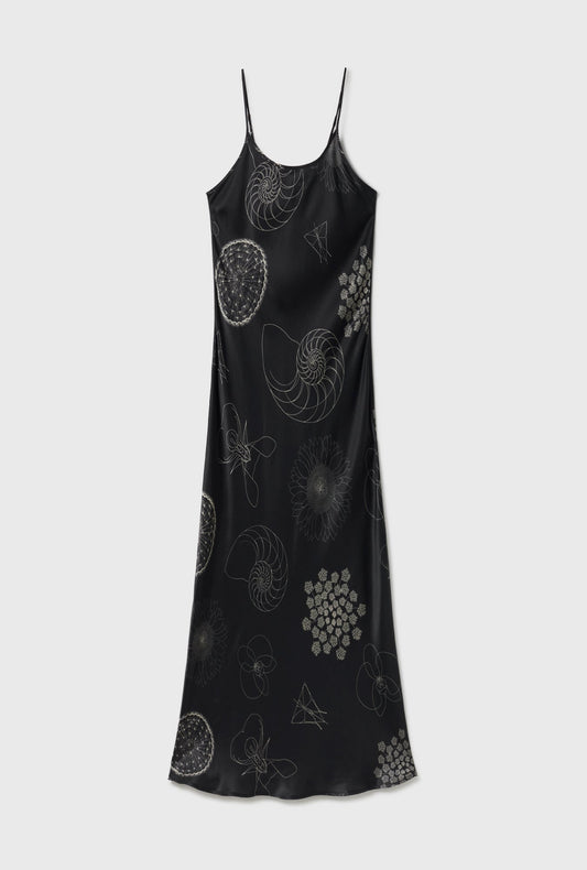 Silk Laundry 1996 Dress (Fibonacci Black)