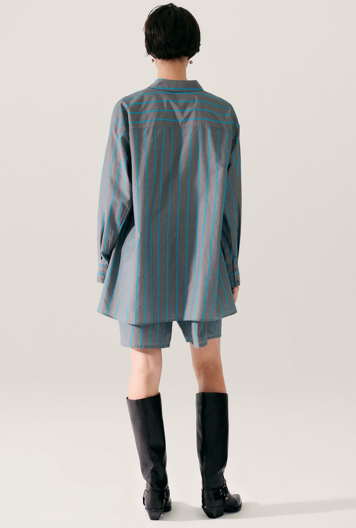 Laundry Cotton Silk Morning Shirt (Oxygen Stripe)