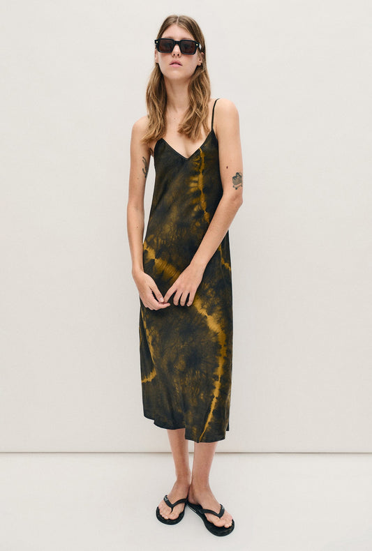 Image of Dresses. Productname: Silk Laundry 90S Slip Dress in Tie-Dye colour by brand - Silk Laundry