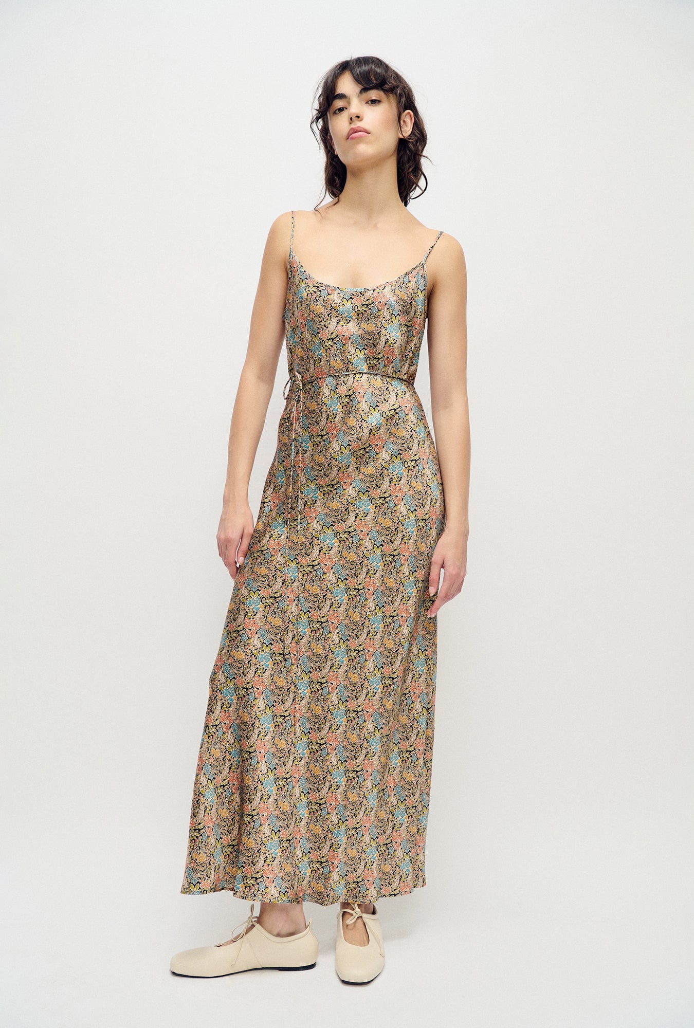 Silk Laundry 1996 Slip Dress (Sugar Floral)
