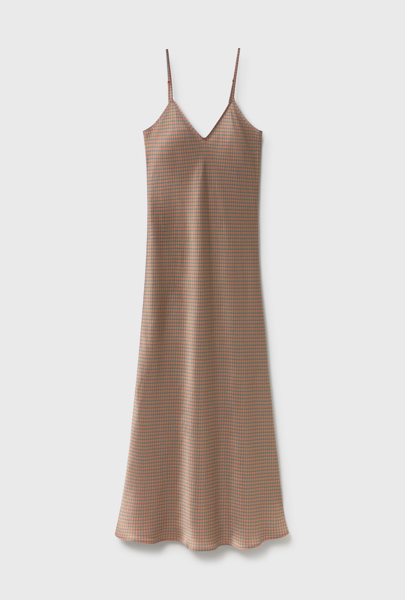 Silk Laundry 90s Slip Dress (Micro Plaid)
