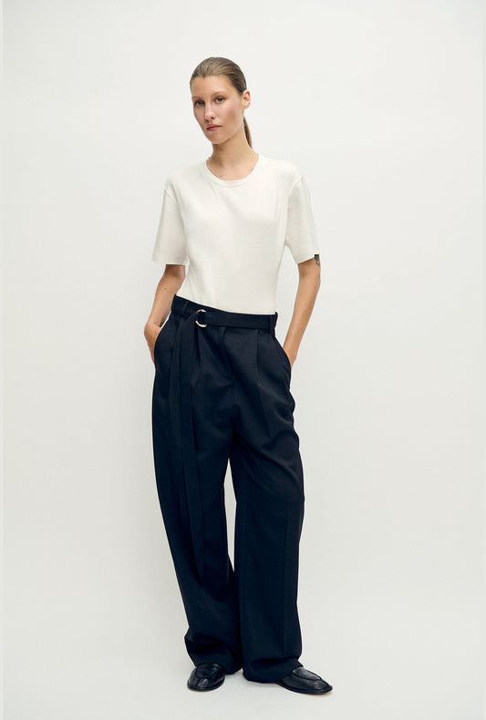 Image of Bodysuits. Product name - Bodysuit Tee White in White colour by brand - Silk Laundry