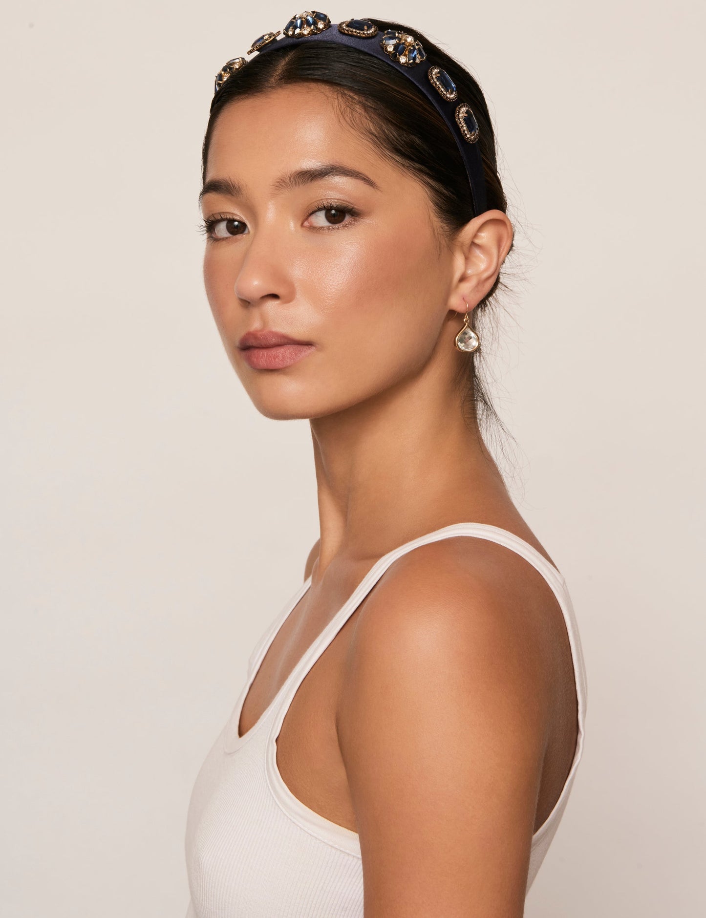 Image of Hair Accessories. Productname: Colette ORNATE STONE HEADBAND in Print colour by brand - Colette
