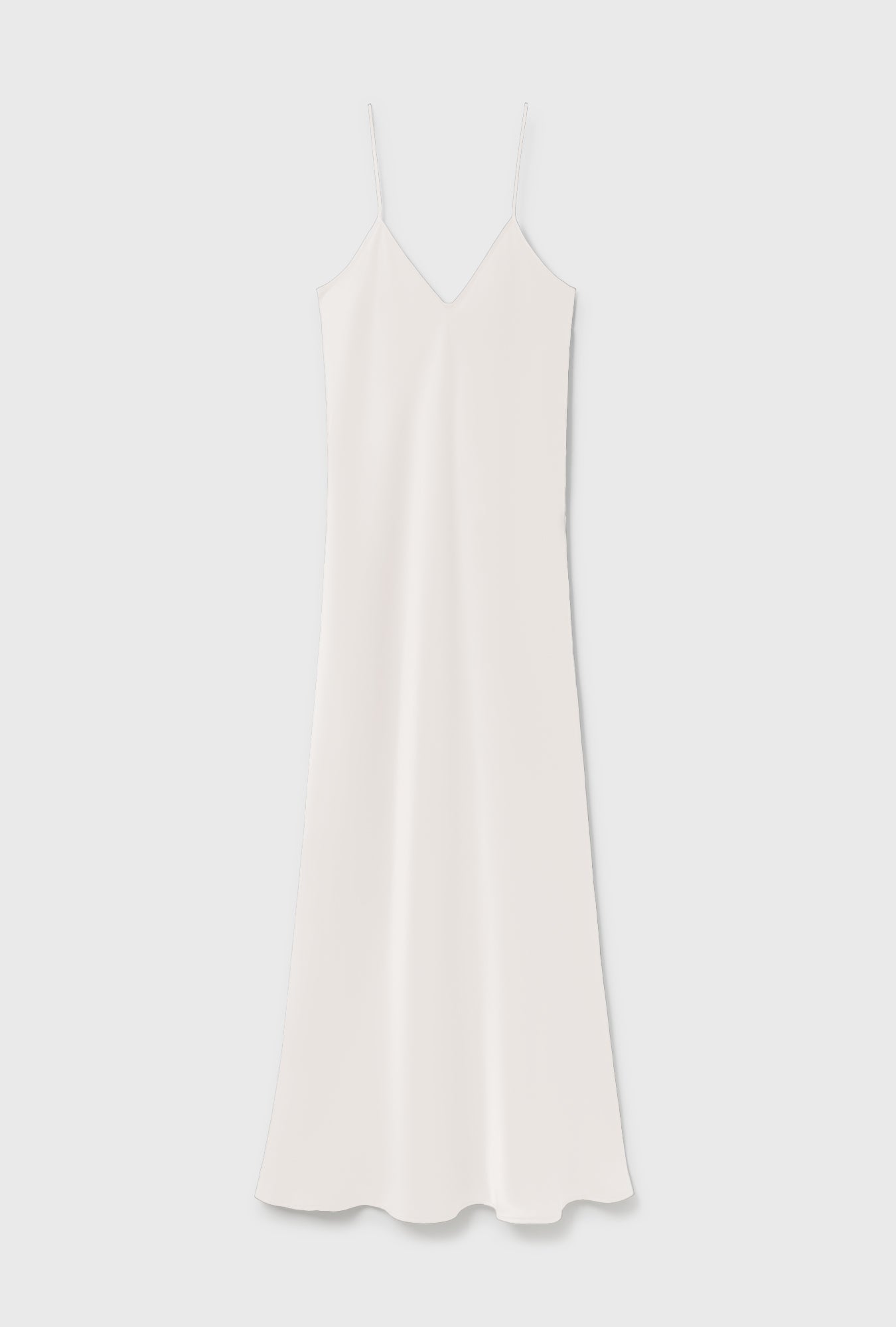 Silk Laundry 90s Slip Dress (White)