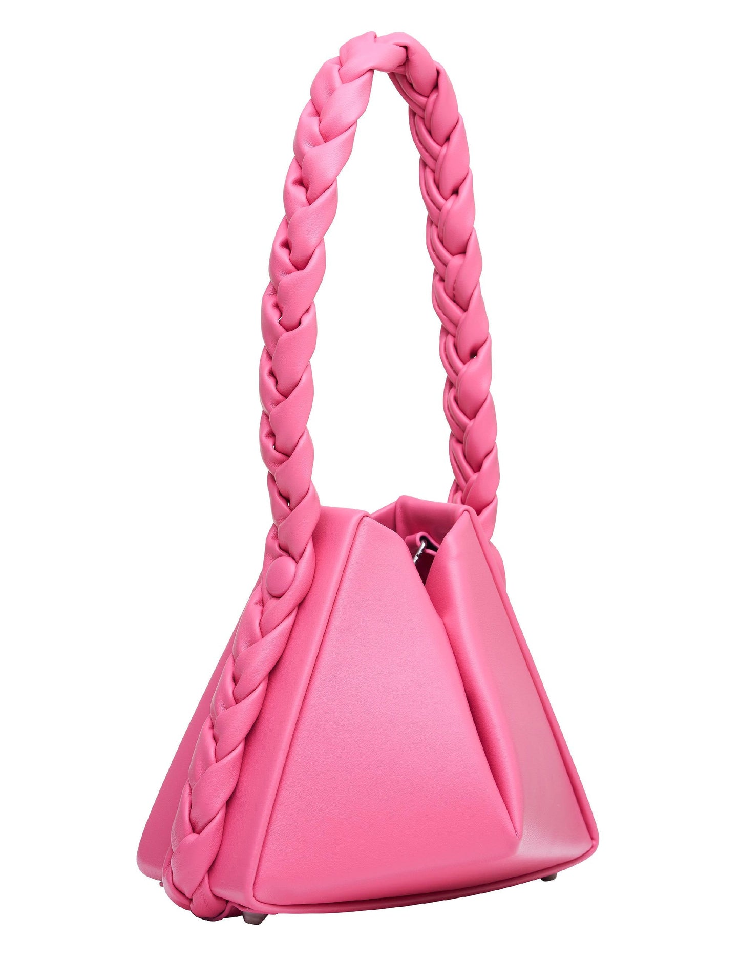 GROUP48 PLAIT HANDLE GEO BAG (Pink)