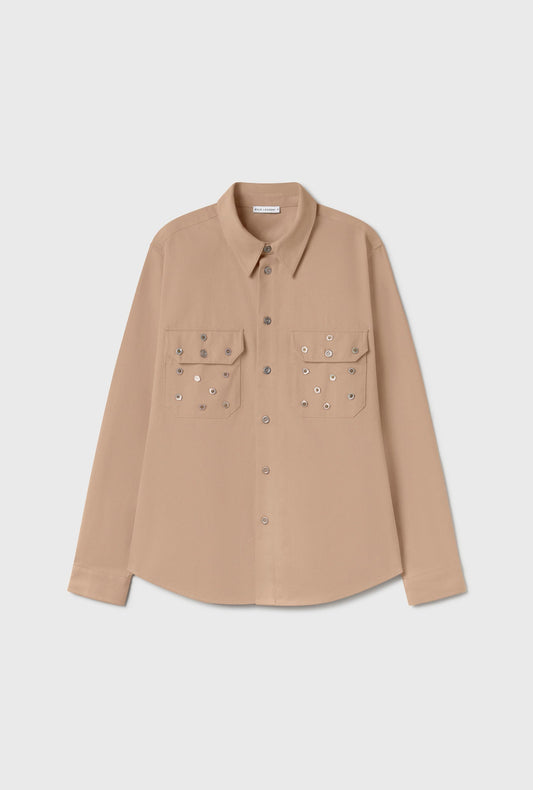 Silk Laundry Pearl Shirt (Cowrie)