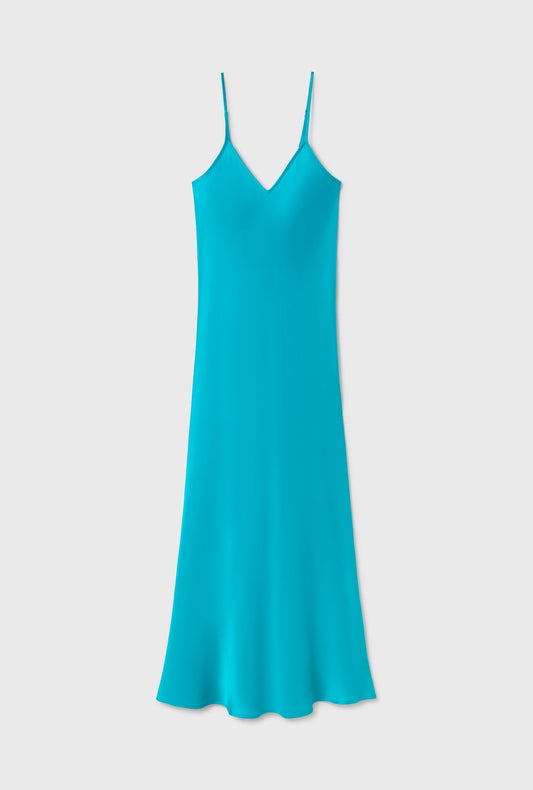 Silk Laundry 90S Slip Dress (Oxygen)