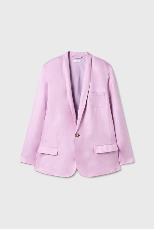 Silk Laundry Twill Miami Blazer (Lilac)