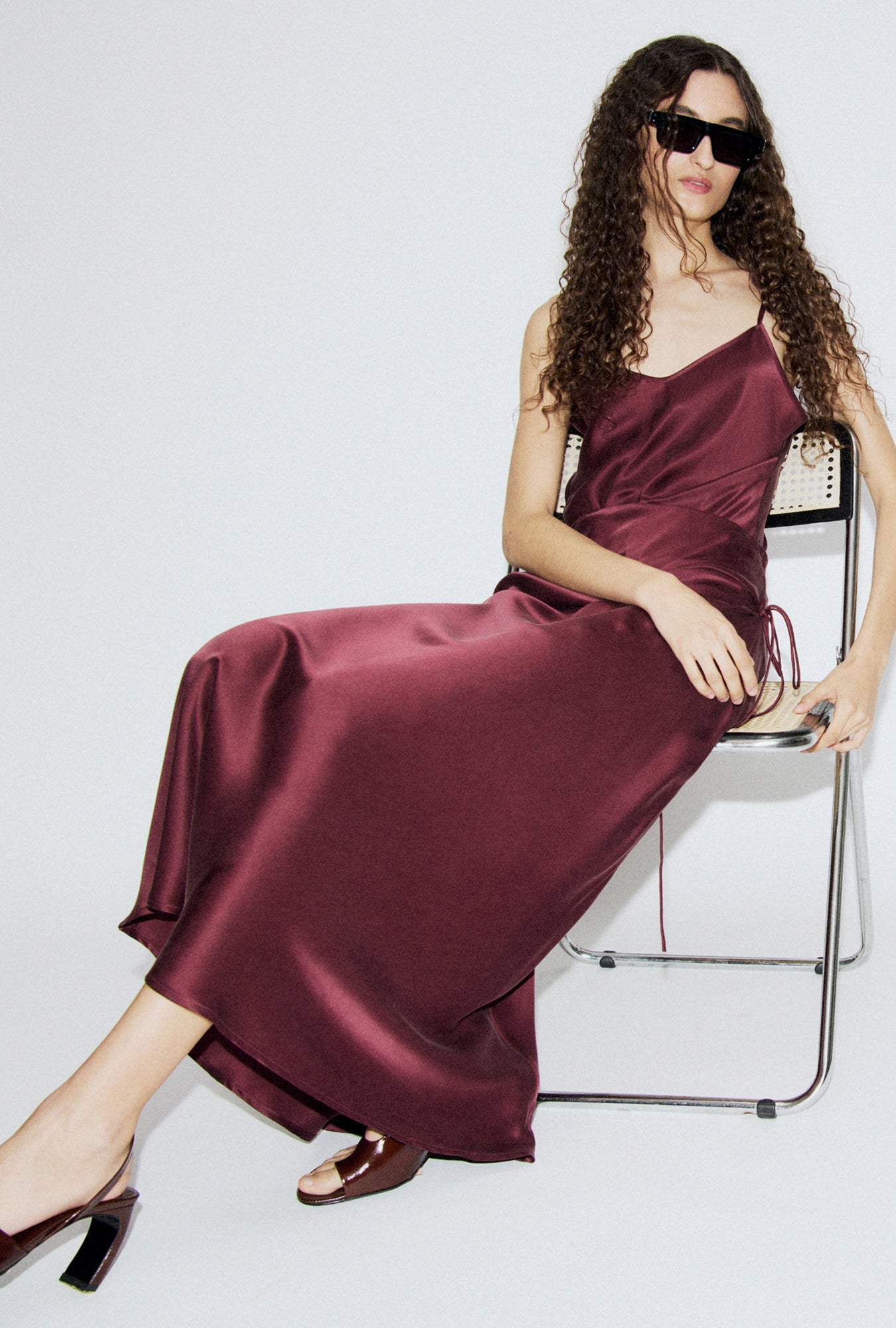 Silk Laundry Bias Cut Cami (Deadleaf)