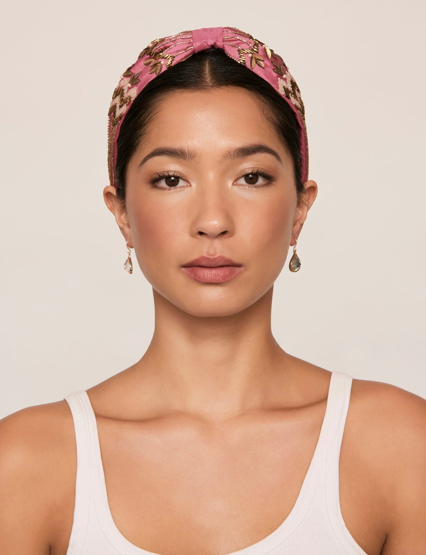 GROUP48 SEQUIN EMBELLISHED SOFT FORM HEADBAND (Print)