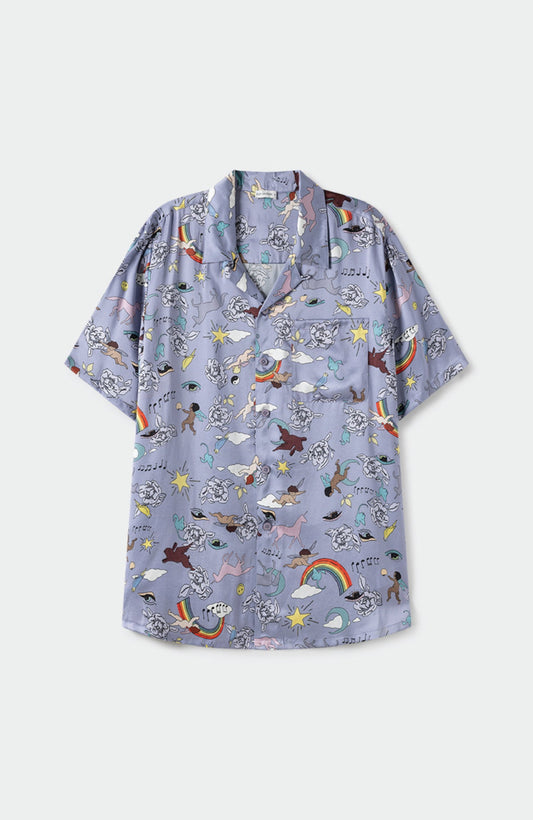 Silk Laundry Camp Shirt (Franca Surreal)