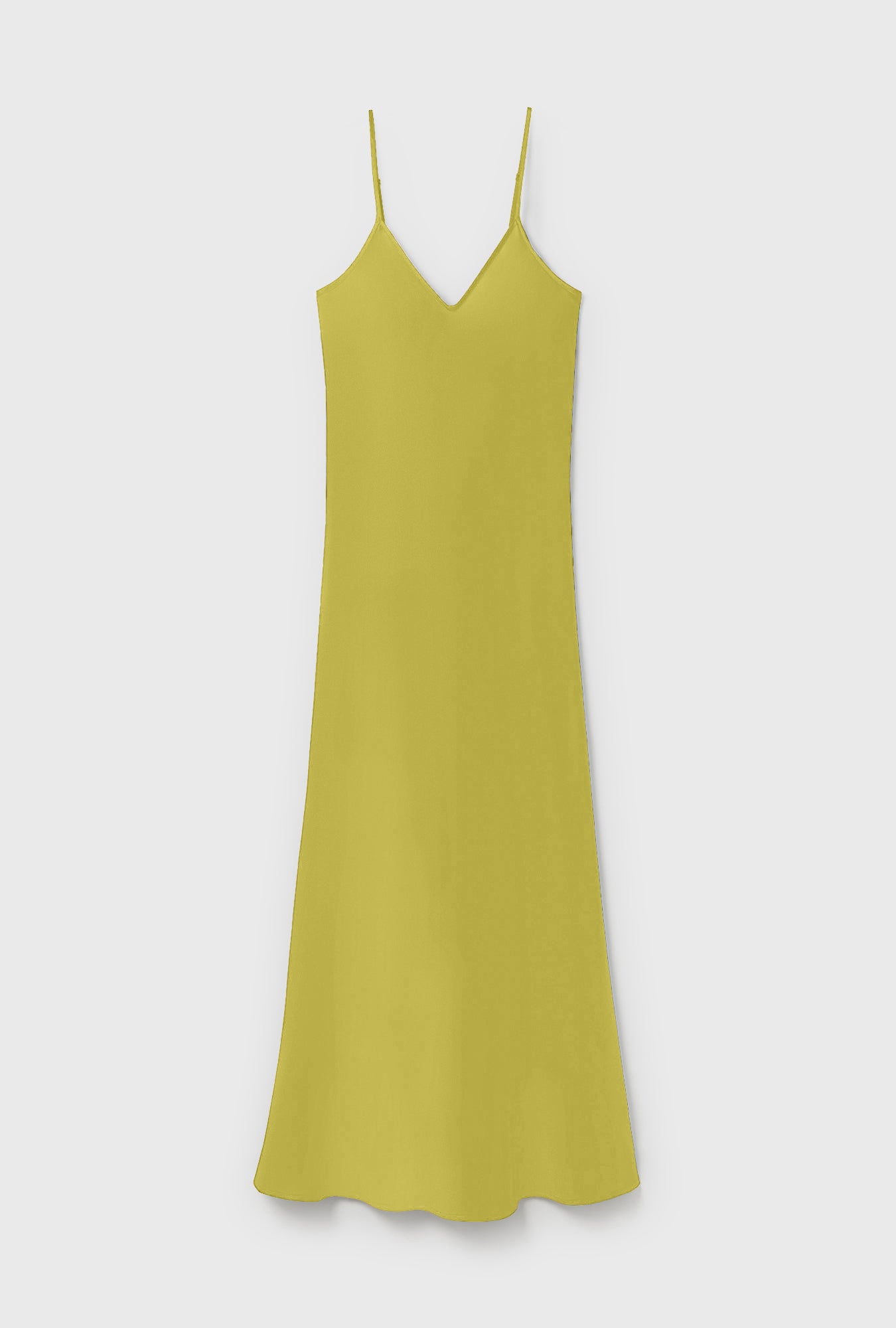 Silk Laundry 90s Slip Dress (Limelight)