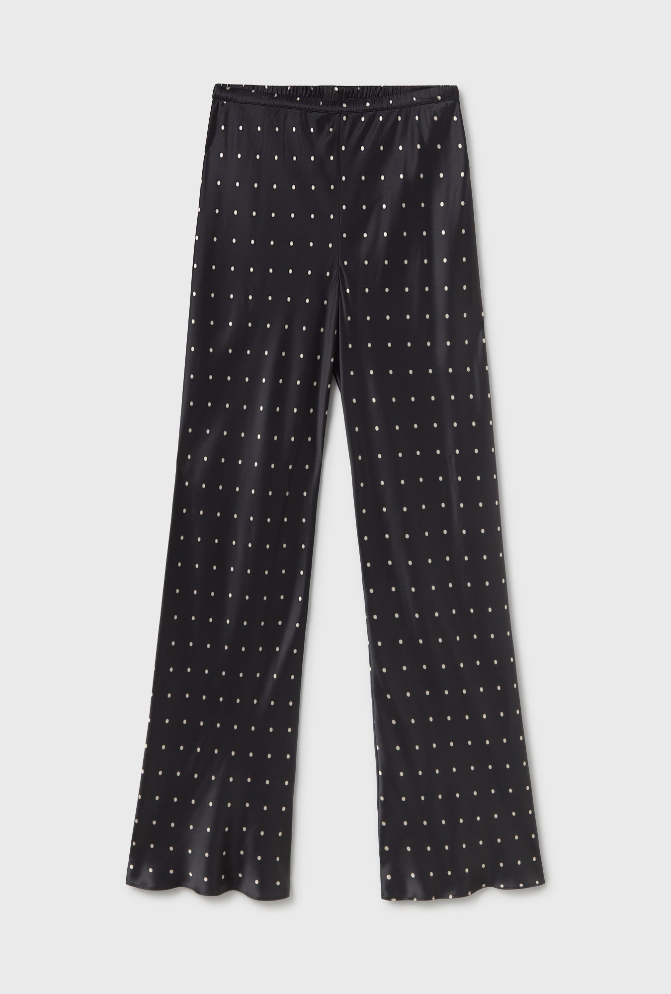 Silk Laundry Bias Cut Pants (Small Polka Dot)
