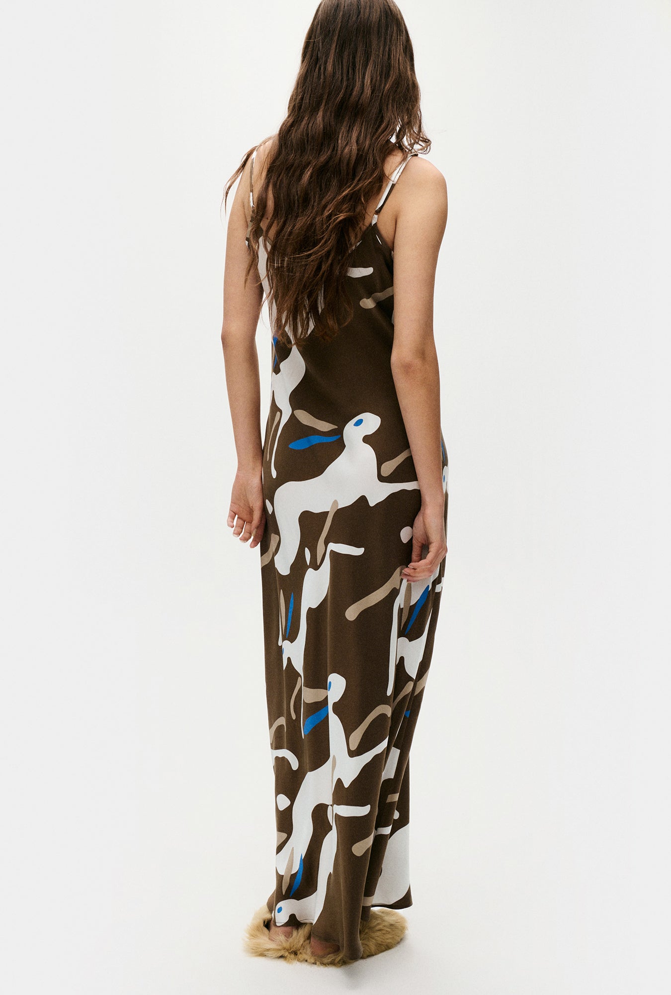 Silk Laundry 1996 Dress (Rabbit Dark Earth)