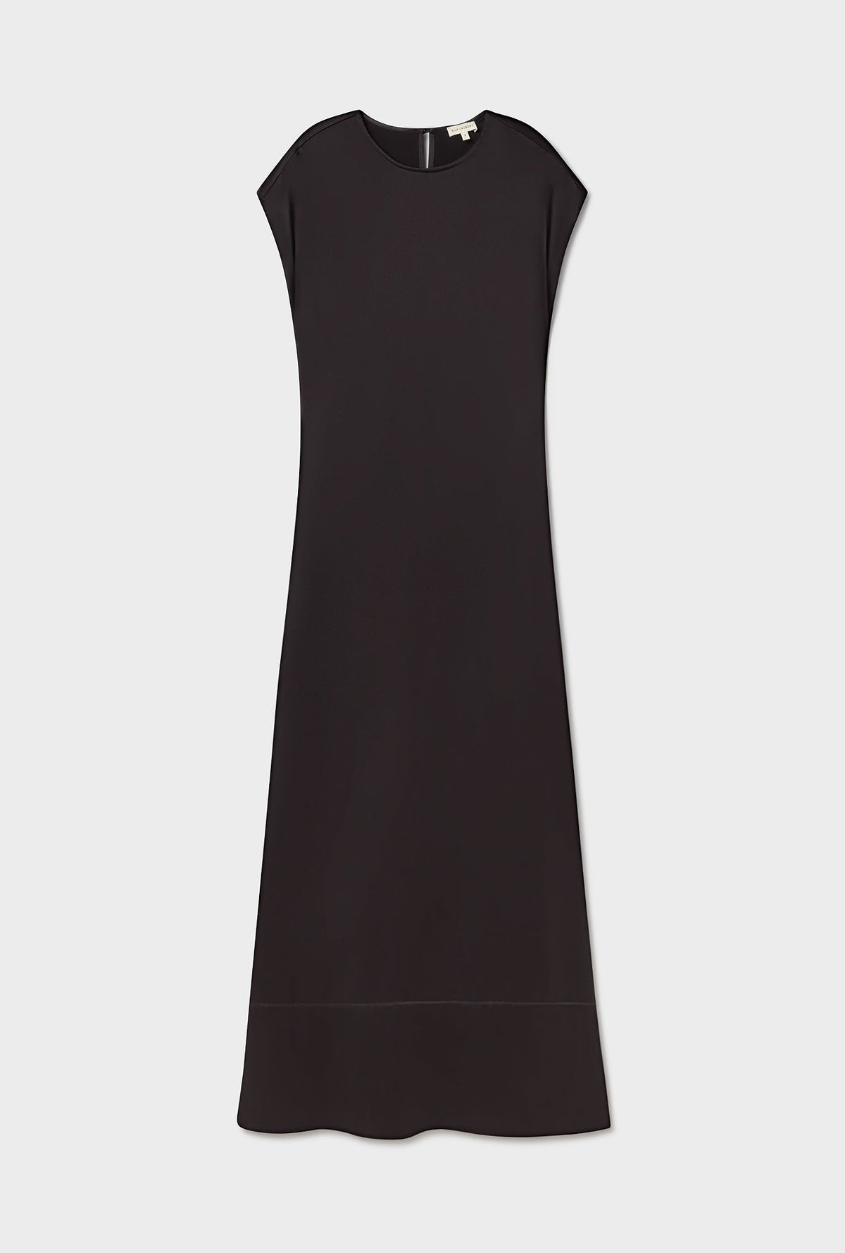 Silk Laundry Column Dress (Black)