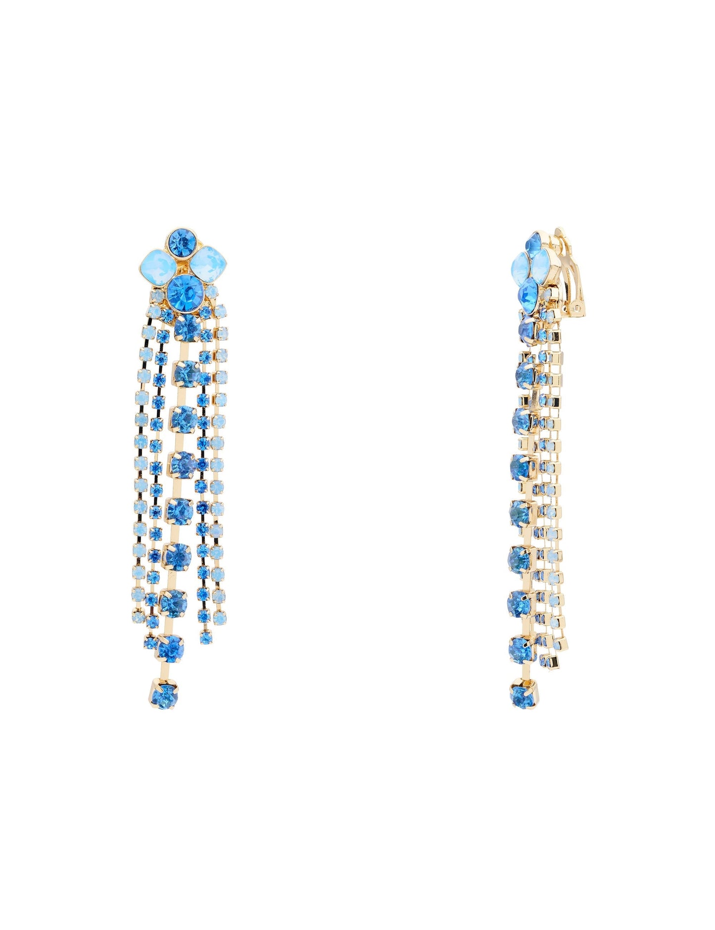 GROUP48 MULTI WATERFALL CLIP EARRINGS (Print)