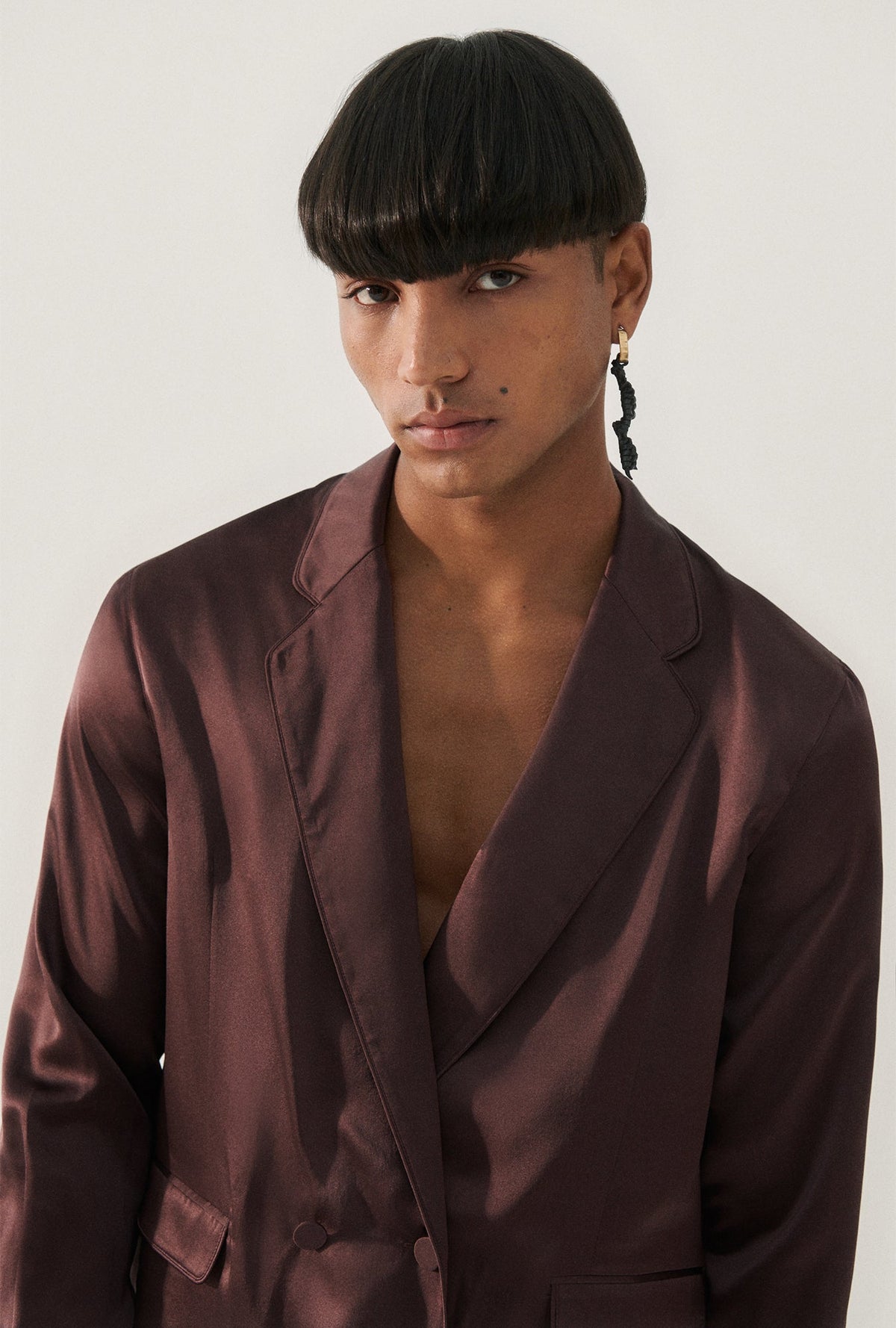 Silk Laundry Relaxed Blazer (Cacao)
