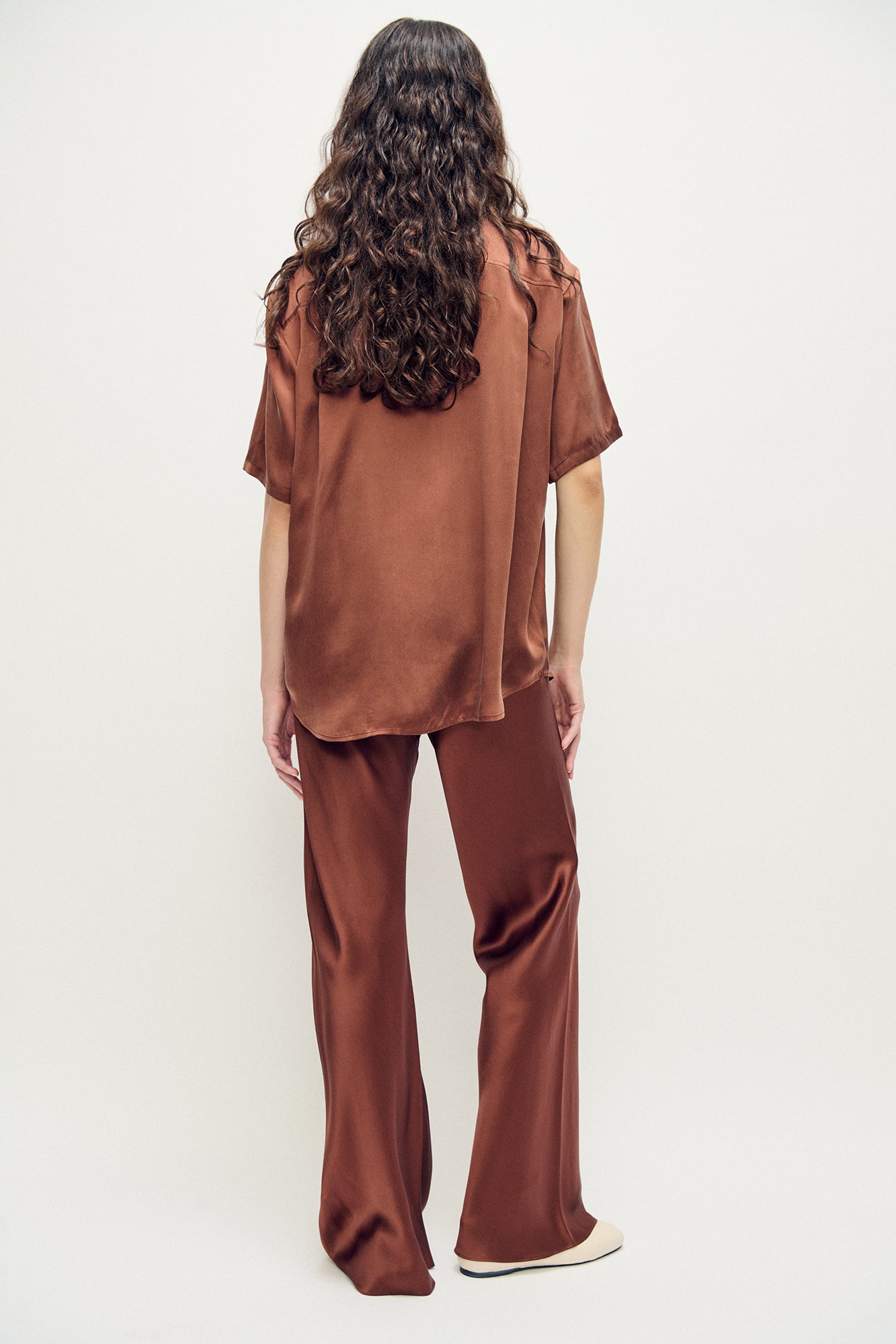 Silk Laundry Bias Cut Pants (Root)