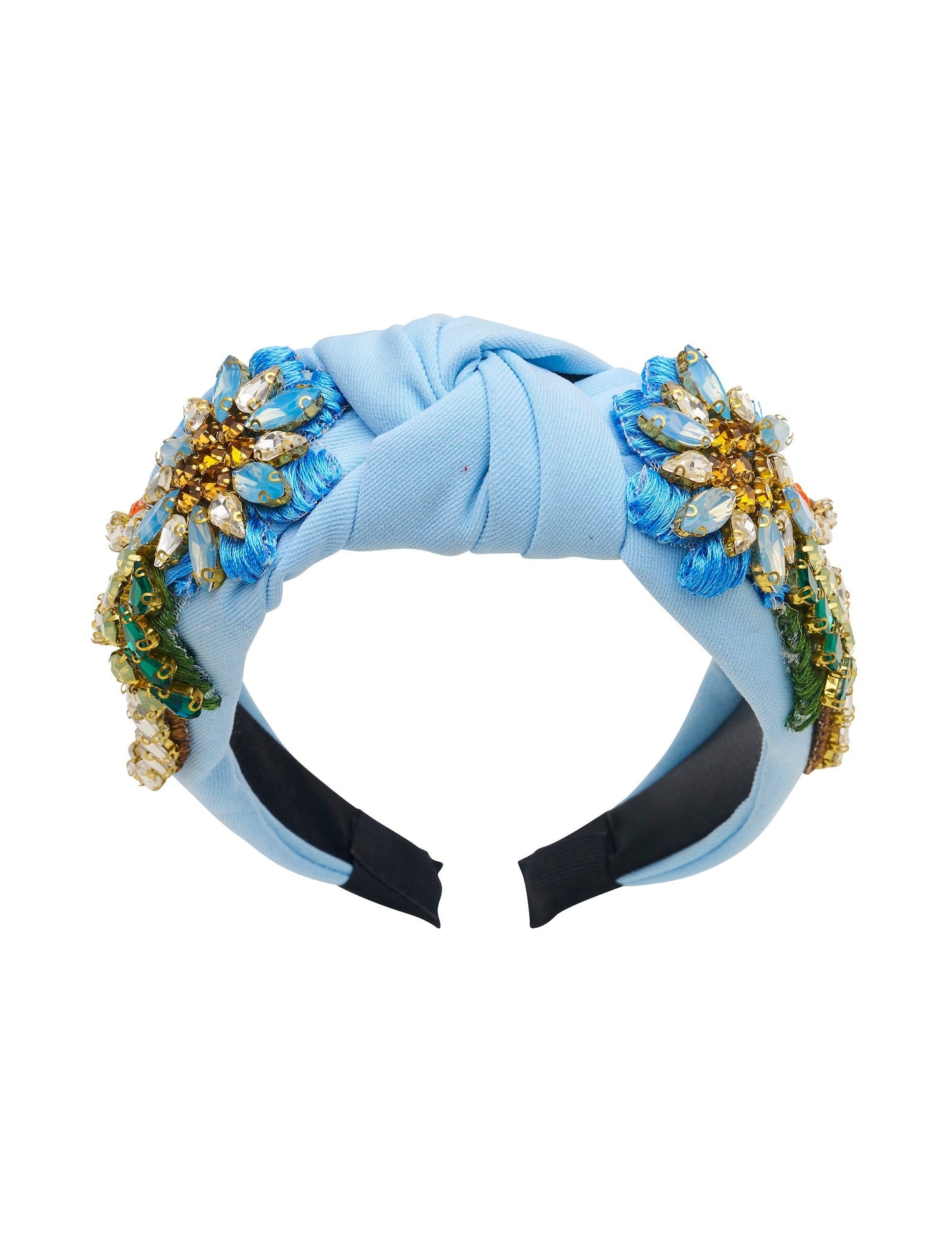 GROUP48 BOTANTICAL KNOT SIDE HEADBAND (Print)