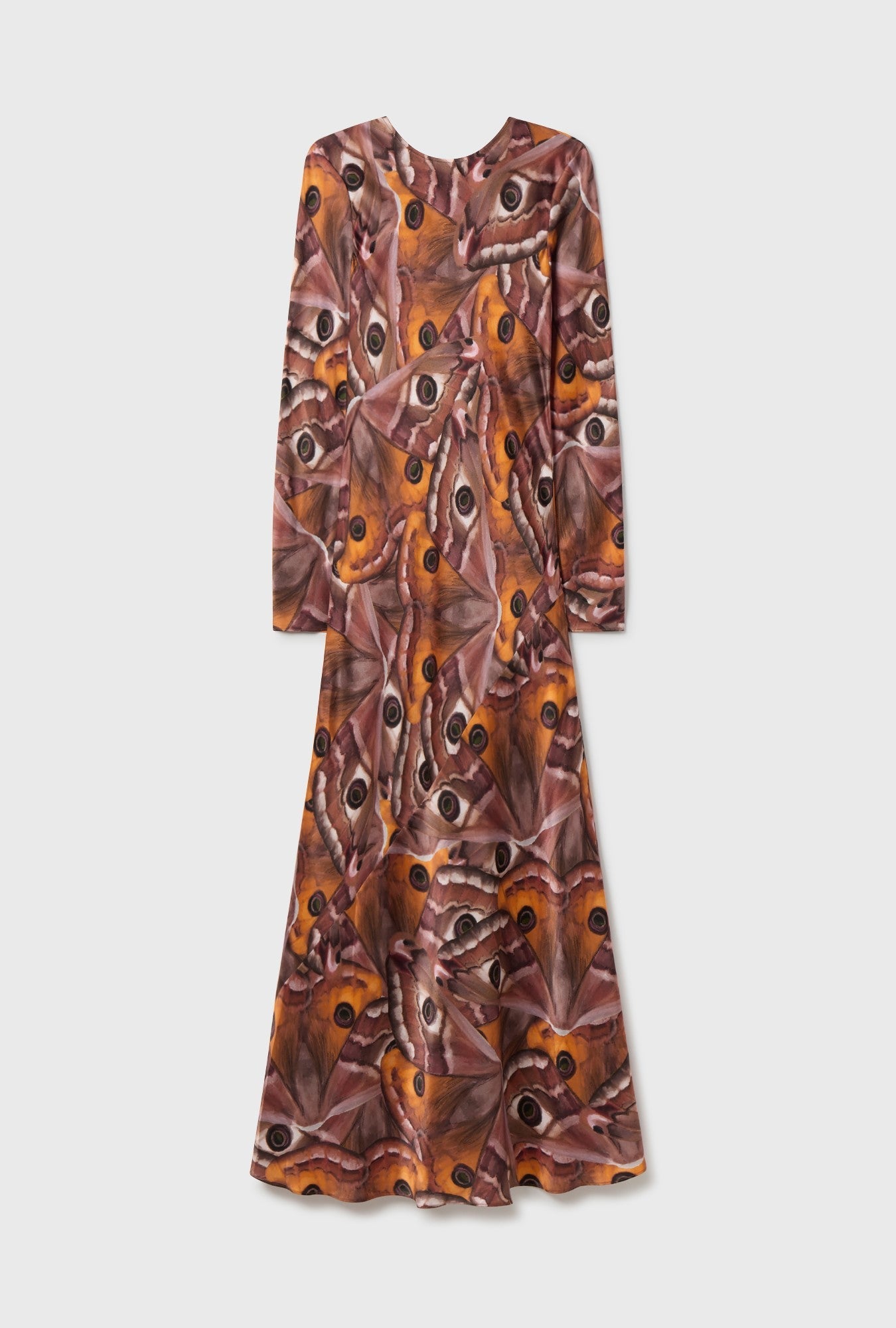 Silk Laundry Full Sleeve Bias Dress (Wingspan)