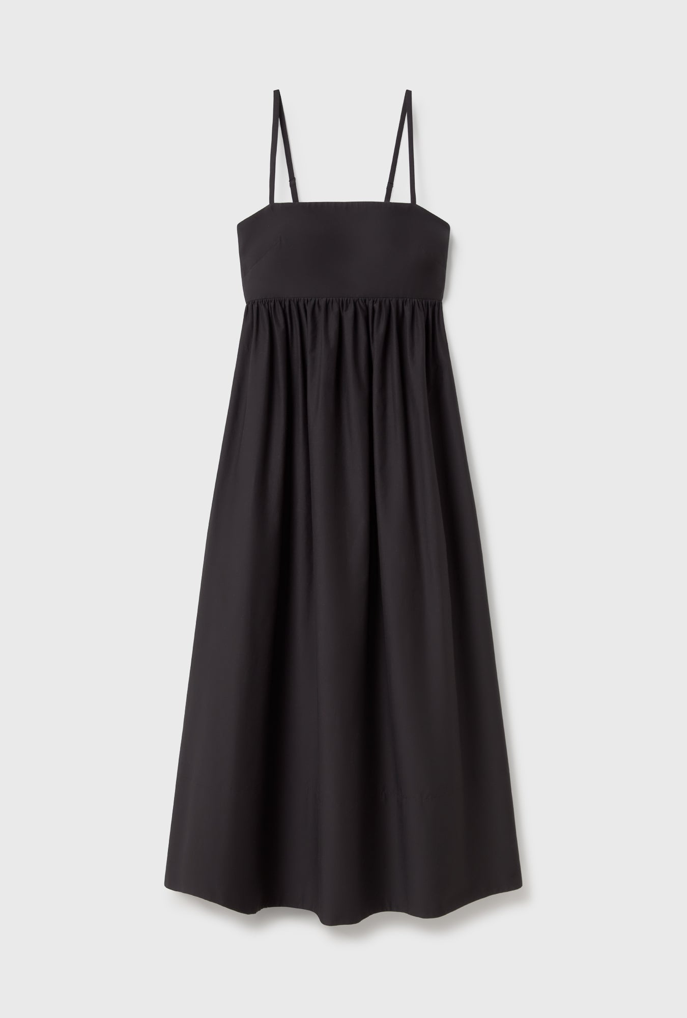 Laundry Cotton Silk Tulip Dress (Black)