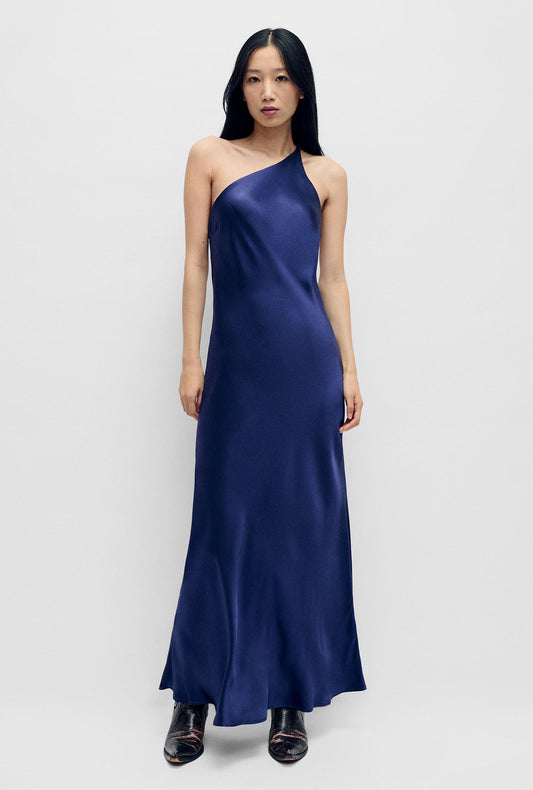 Image of Dresses. Productname: Silk Laundry Slope Dress Purple Rain in Purple Rain colour by brand - Silk Laundry