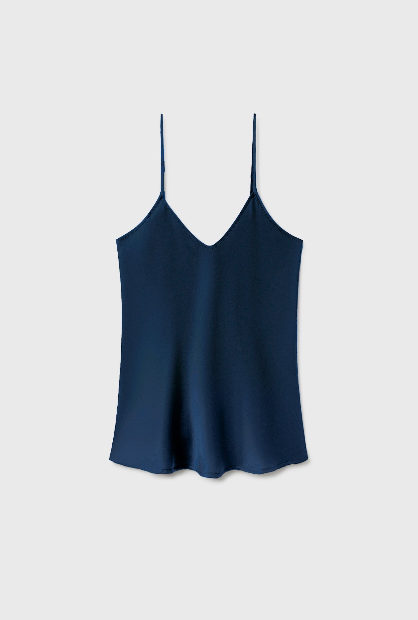 Silk Laundry Bias Cut Cami (Midnight)