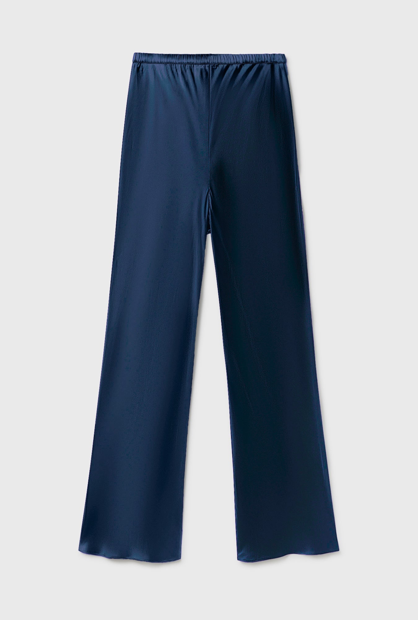 Silk Laundry Bias Cut Pants (Midnight)